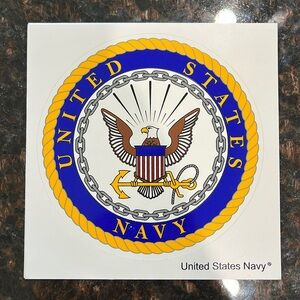 Navy Auto Decal